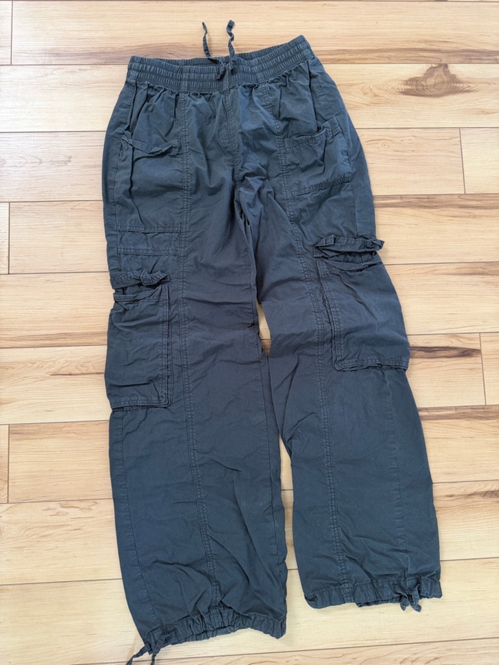 Men's Casual Cargo Pants - Dark Gray